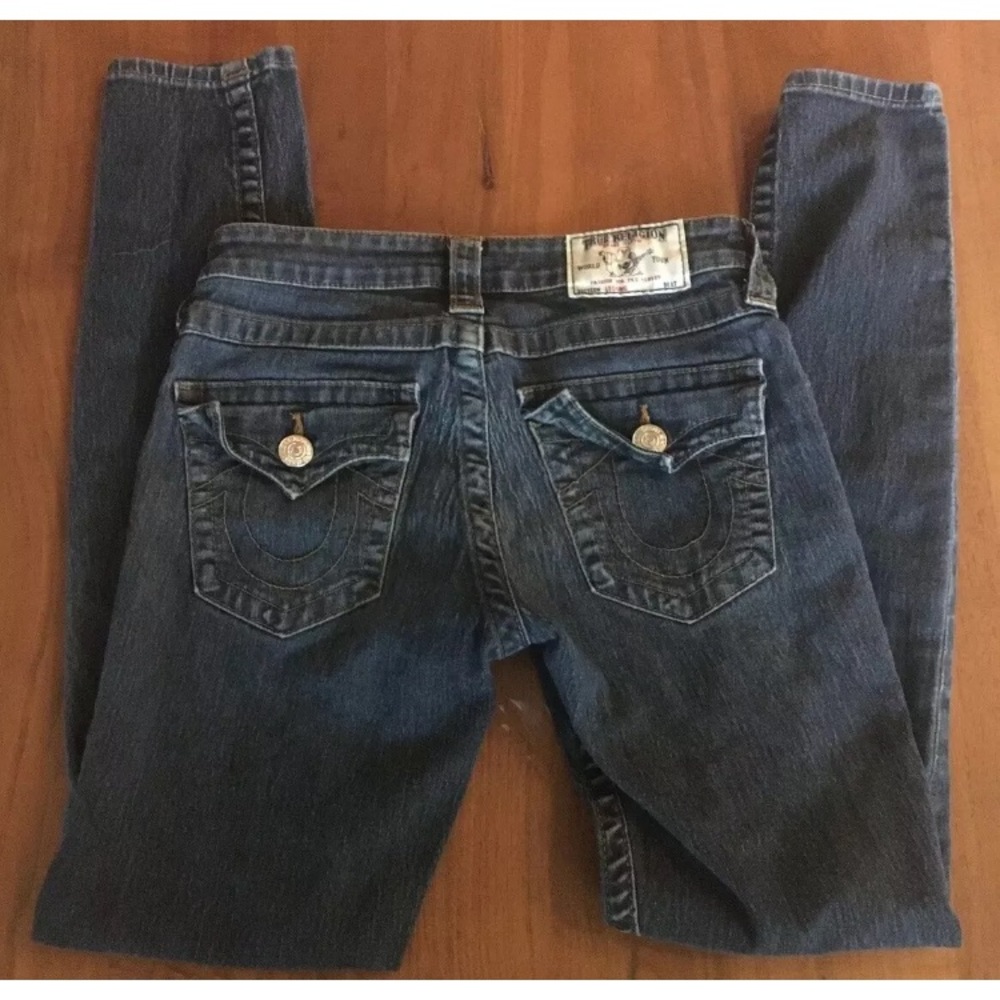 TRUE RELIGION Legging Jeans flap pockets